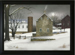 A Cold Winter's Night - Billy Jacobs 15.5" x 21.5" Framed Art