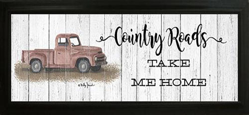 Country Road Takes Me Home - 17" x 41" By Billy Jacobs