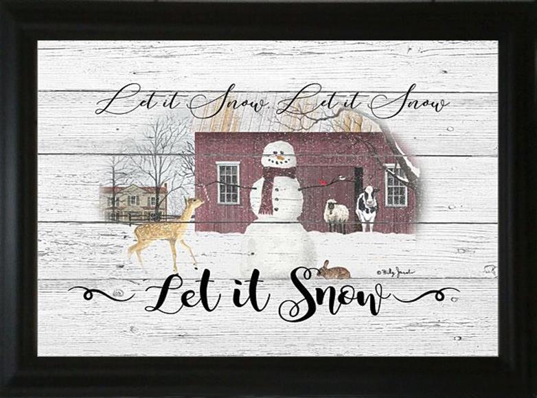 Let It Snow - Billy Jacobs 15.5" x 19.5" Framed Art