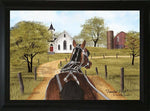 Sunday Drive - Billy Jacobs 15.5" x 19.5" Framed Art