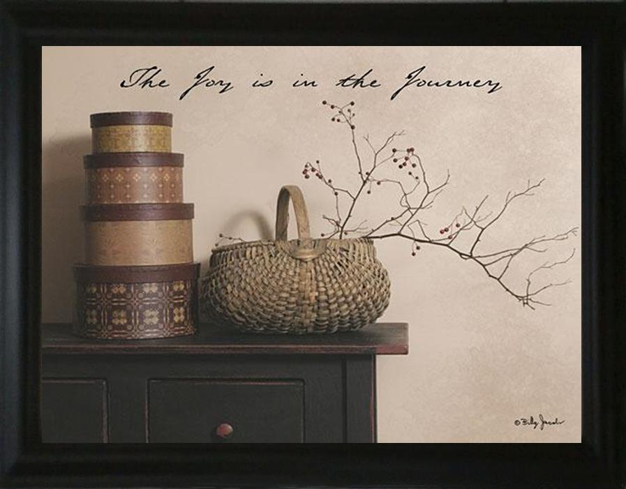 The Joy Is in the Journey - 21.5" x 27.5" Billy Jacobs Framed Art