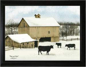 Black and White - Billy Jacobs 15.5" x 19.5" Framed Art