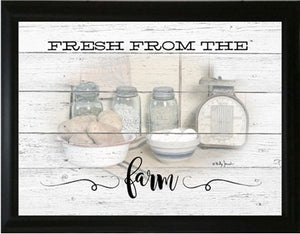 Fresh From The Farm - Billy Jacobs 15.5" x 19.5" Framed Art