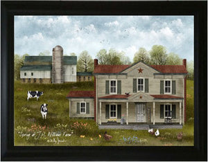 Spring At J.H. Williams Farm - Billy Jacobs 15.5" x 21.5" Framed Art