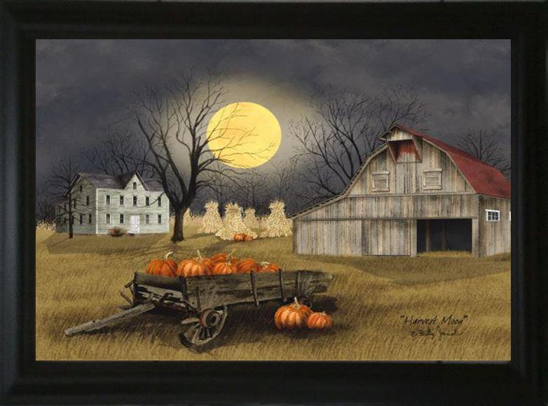 Harvest Moon - Billy Jacobs 15.5" x 19.5 Framed Art