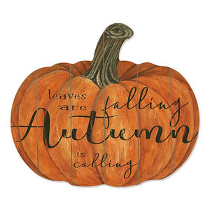 Leaves Are Falling Pumpkin Cut Out